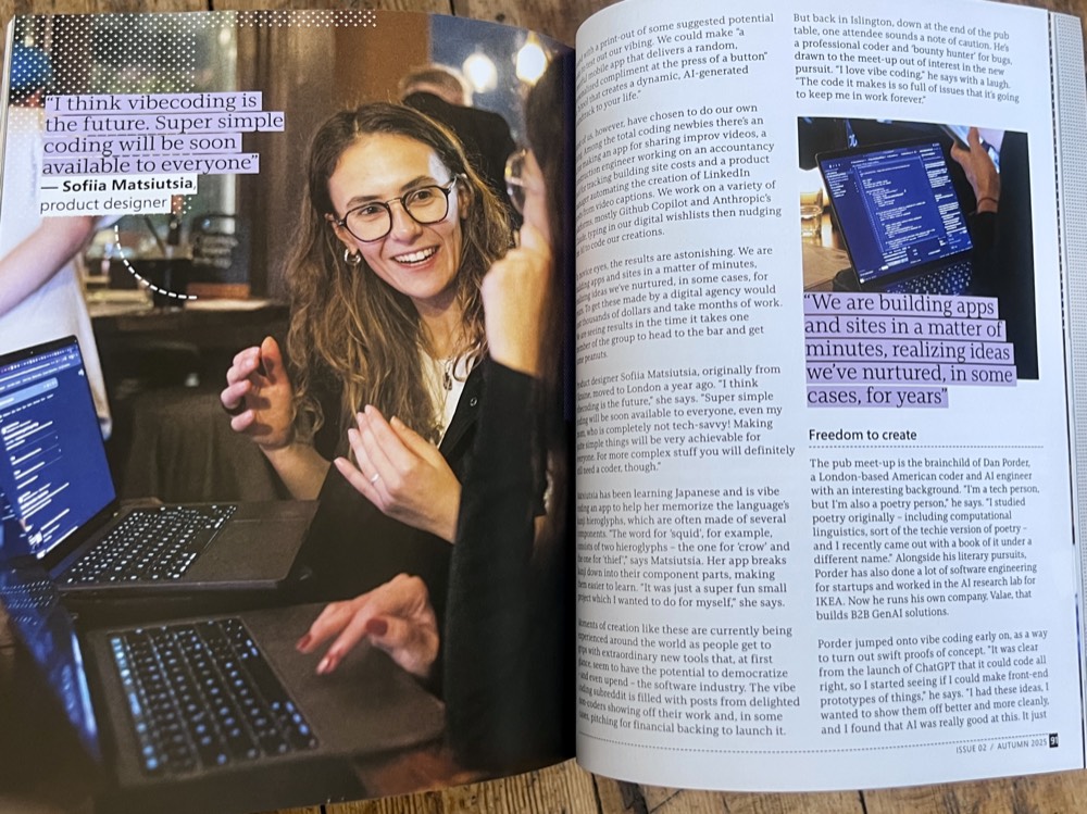 Featured in Microsoft magazine